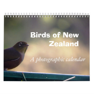 Vögel von Neuseeland Kalender