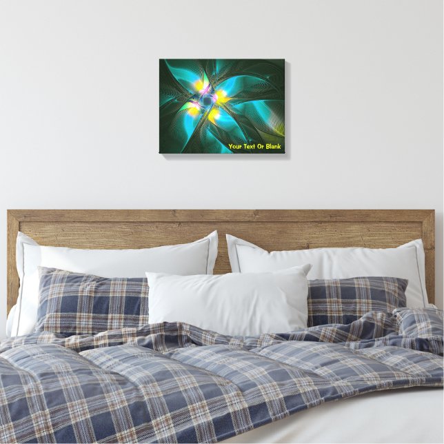 Vogel von Paradsie Leinwanddruck (Insitu (Schlafzimmer))