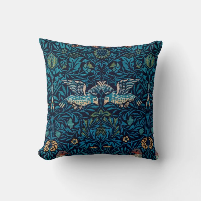 Vögel von William Morris (1834-1896) Kissen (Vorderseite)