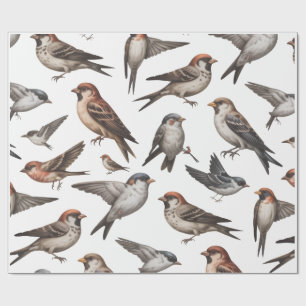 VOGEL WALLPAPER  GESCHENKPAPIER