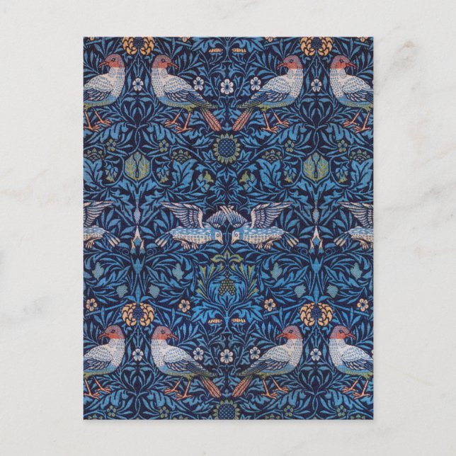 Vögel, William Morris Postkarte (Vorderseite)