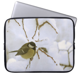 Vogel-Winter-Foto-Neopren-Laptop-Hülle 15" Laptopschutzhülle