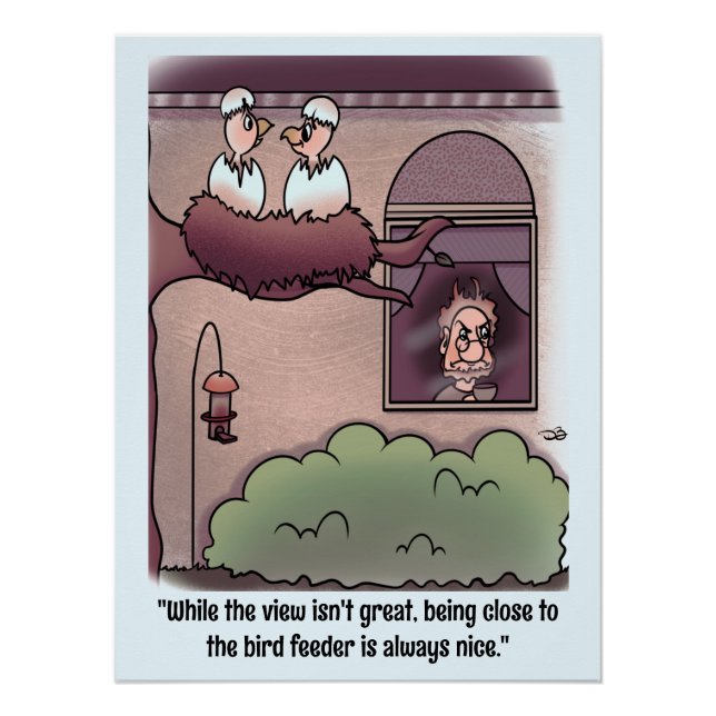 Vogelansicht Poster (Vorderseite)