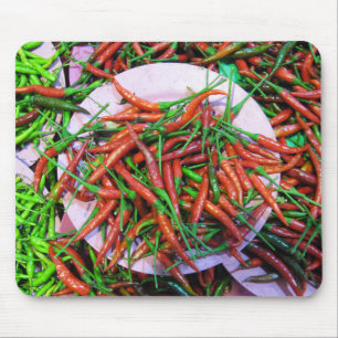 Vogelaugen-Chili-Paprikaschoten Mousepad