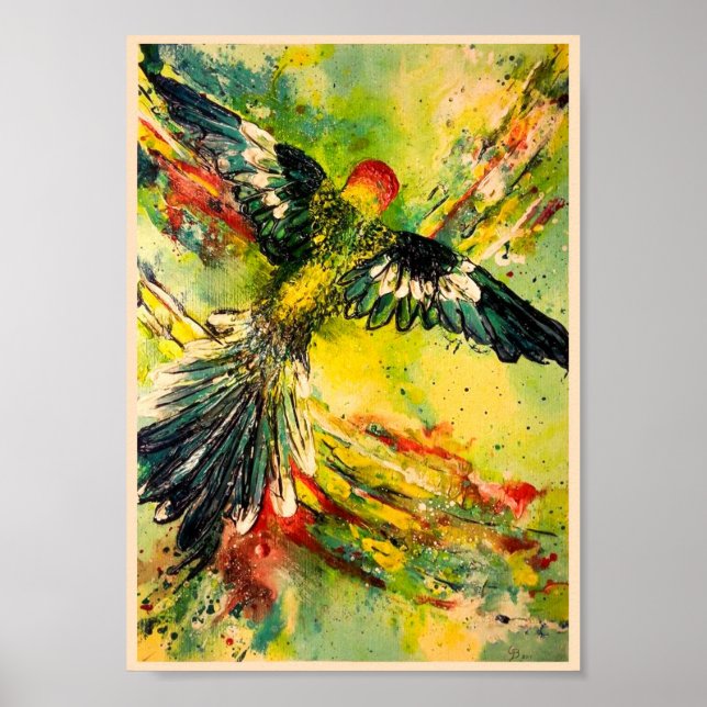 Vogelaugenansicht Poster (Vorne)