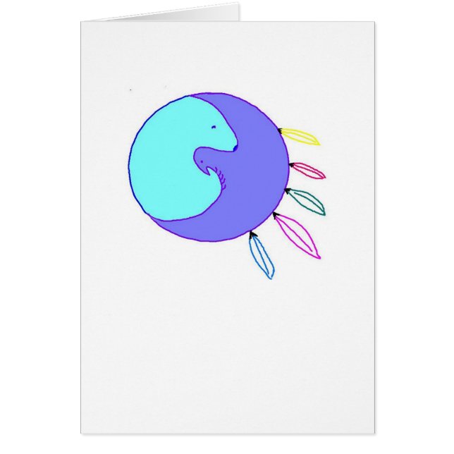 Vogelbär mandella Karte (Vorne)