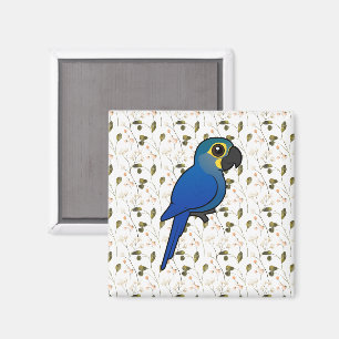 Vogelbarer Indigo Ara oder Lears Ara Magnet