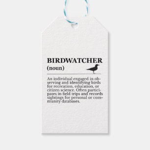 Vogelbeobachter Definition Beobachtung Identifizie Geschenkanhänger
