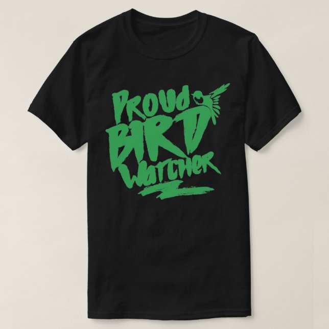 Vogelbeobachter: Vogelbeobachtung in der Ornitholo T-Shirt (Design vorne)