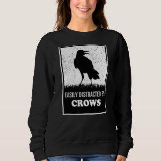 Vogelbeobachtung der roten Kruge, leicht von Krähe Sweatshirt