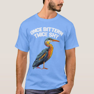 Vogelbeobachtung einmal Bitternwice Vintag scheuen T-Shirt