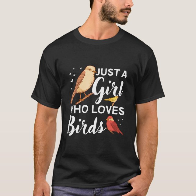 Vogelbeobachtung für Vogelbeobachter Vogelbeobacht T-Shirt (Vorderseite)