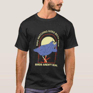 Vogelbeobachtung geht in beide Richtungen (€€"Bird T-Shirt