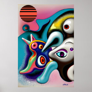 Vogelbeobachtung Poster