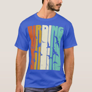 Vogelbeobachtung-Retro T-Shirt