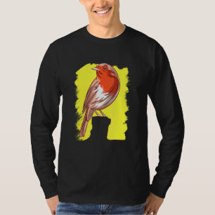 Vogelbeobachtung Robins Wildlife Ornithology T-Shirt