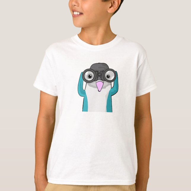 Vogelbeobachtung T-Shirt (Vorderseite)