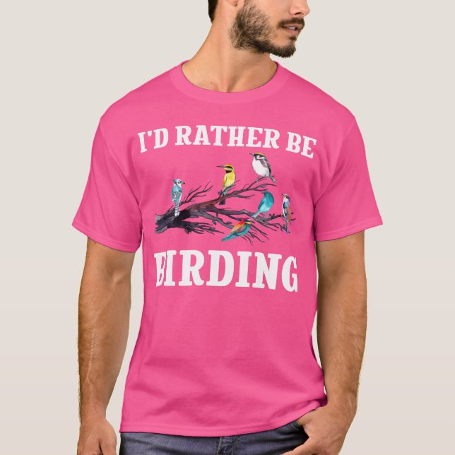 Vogelbeobachtung Vogelbeobachtung Birdwatcher Orni T-Shirt (Vorderseite)