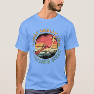 Vogelbeobachtung wie Vogelbeobachter-Vogelbeobacht T-Shirt