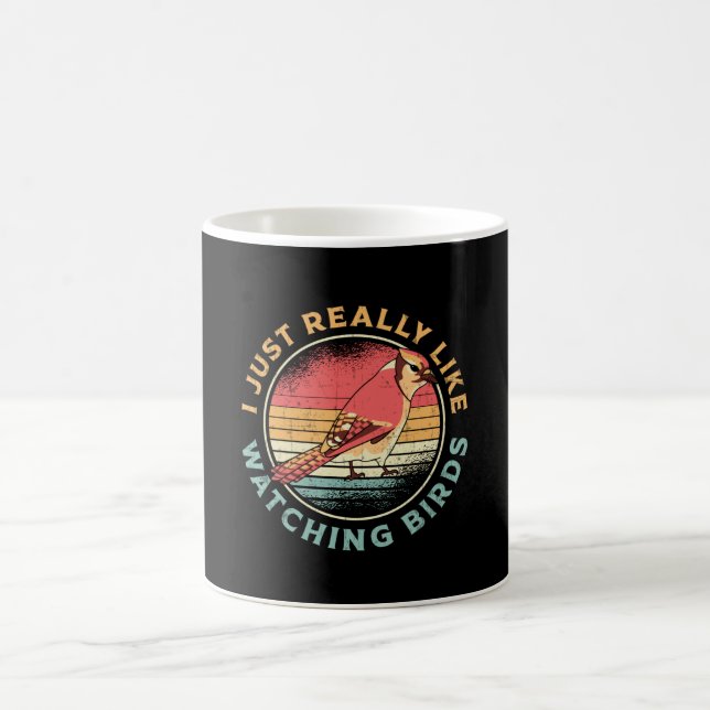Vogelbeobachtung zum Beobachten von Vogelbeobachte Kaffeetasse (Mittel)