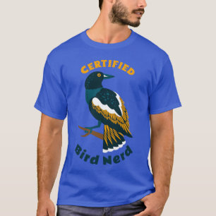 Vogelbeobachtungen zum Certified Bird Nerd Backyar T-Shirt