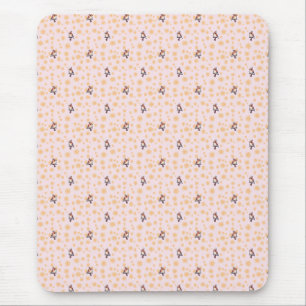Vogelblumenmuster Mousepad