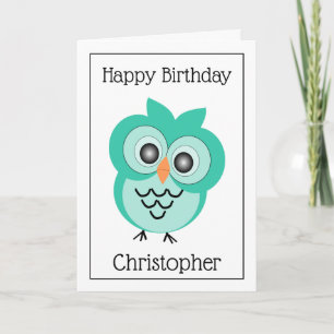 Vogeldesign Geburtstag Karte