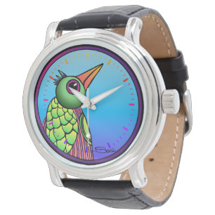 Vogeldesign-Uhr Armbanduhr
