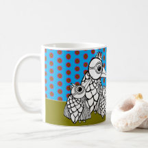 Vogelfamilie & Polka Dots