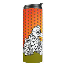 Vogelfamilie & Polka Dots