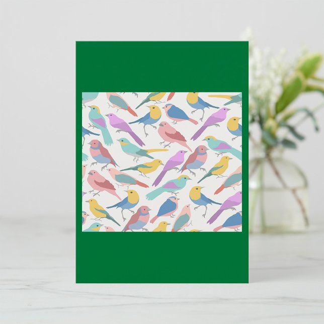 Vogelfarbe Einladung (Von Creator hochgeladen)