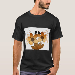 Vogelflötengesang Grafik T-Shirt