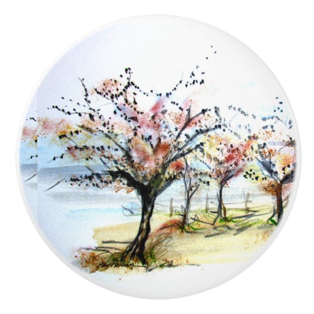 Vogelflug Keramikknauf (Vorderseite)