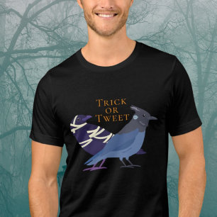 Vogelfreunde Halloween-Süßes oder Saures Tri-Blend Shirt