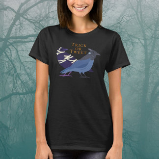 Vogelfreunde Halloween-Süßes-oder-Saures-Tweet T-Shirt