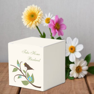 Vogelfutter zum Mitnehmen zum Geburtstag Geschenkschachtel