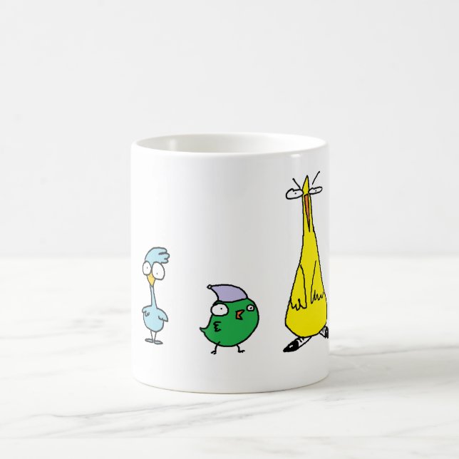Vogelgehirn Kaffeetasse (Mittel)