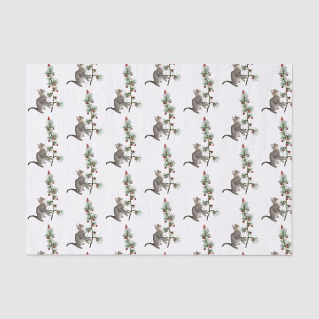 Vogelgezwirnpapier Seidenpapier (Vorderseite)