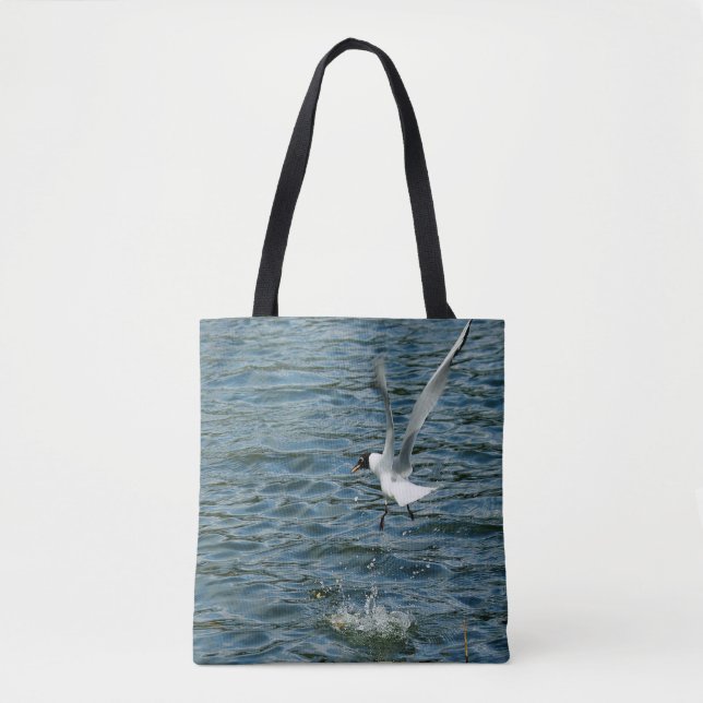 Vogelgezwitscher/Schwarzer Schädel/Vogelgezwitsche Tasche (Vorderseite)