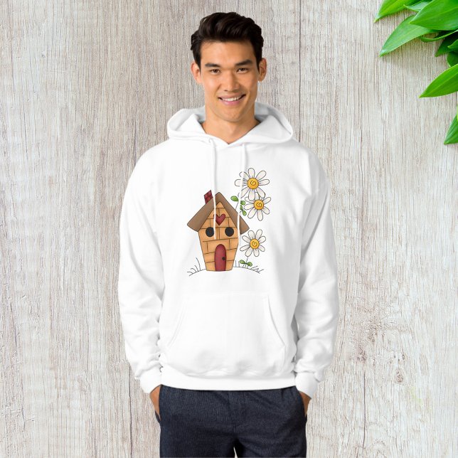 Vogelhaus und Blume Hoodie (Von Creator hochgeladen)
