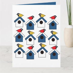 Vogelhaus Vogelhaus Bunte Vögel Vogelhaus Karte
