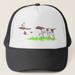 Vogelhund und Fasane Truckerkappe