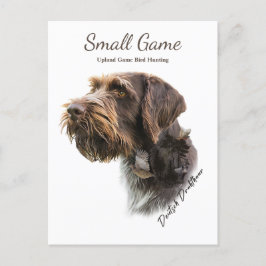 Vogelhund , Vogeljagd in Upland Postkarte