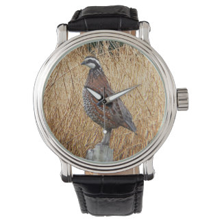 Vogeljagdgeschenke, Bobwhite Quail Junting Armbanduhr