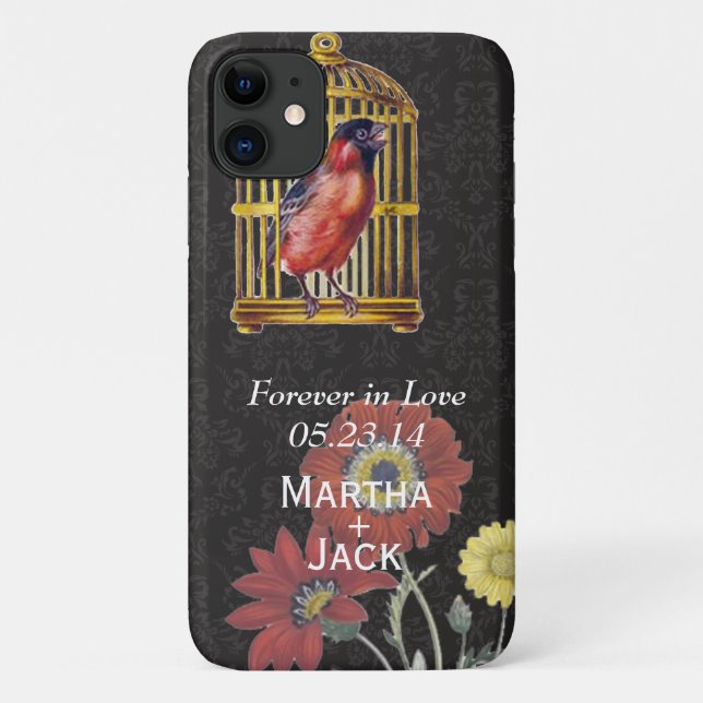 Vogelkäfig Case-Mate iPhone Hülle (Rückseite)