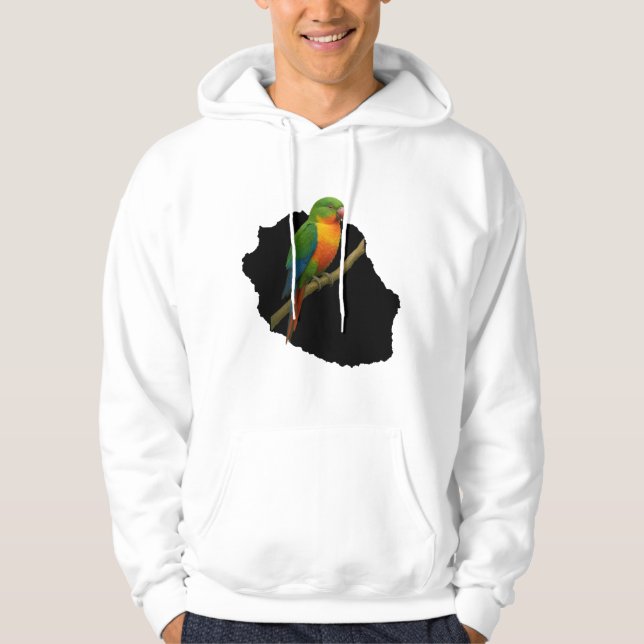 Vogelkarte Hoodie (Vorderseite)