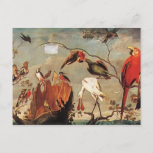 Vogelkonzert von Frans Snyders Postkarte