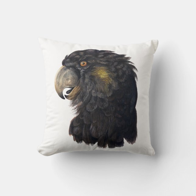 Vogelkopf Kissen (Vorderseite)