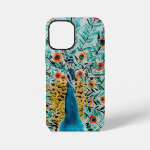 Vogelkunst Pfau Pfauenfedern iPhone Hülle