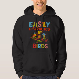Vogelliebhaber Für Frauen Männer Leicht Ablenkbar Hoodie